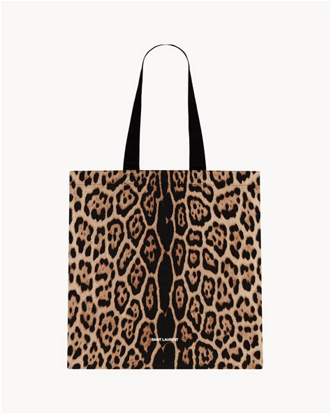 shopper ysl leopard|Saint Laurent Bea YSL Leopard.